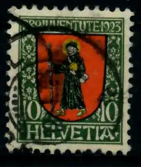 SCHWEIZ PRO JUVENTUTE Nr 186 gestempelt 8219D2