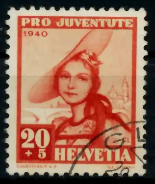 SCHWEIZ PRO JUVENTUTE Nr 375 gestempelt 826D5E