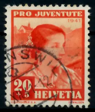 SCHWEIZ PRO JUVENTUTE Nr 401 gestempelt 826D9E