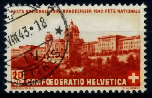 SCHWEIZ PRO PATRIA Nr 421 gestempelt 826DFE