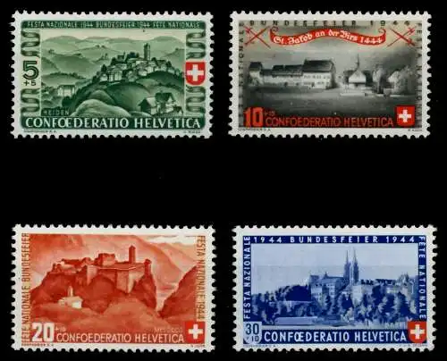 SCHWEIZ PRO PATRIA Nr 431-434 postfrisch 826E06