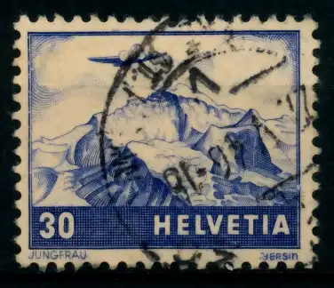 SCHWEIZ FLUGMARKEN Nr 387 gestempelt 826ECE