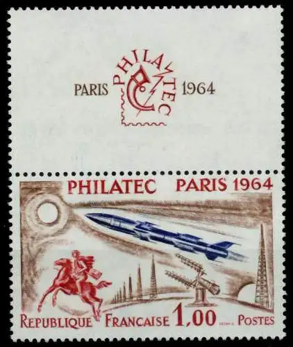 FRANKREICH 1964 Nr 1480Zfo postfrisch 827062