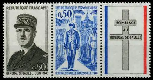 FRANKREICH 1971 Nr 1772+1773+1774 postfrisch 3ER STR 82713A