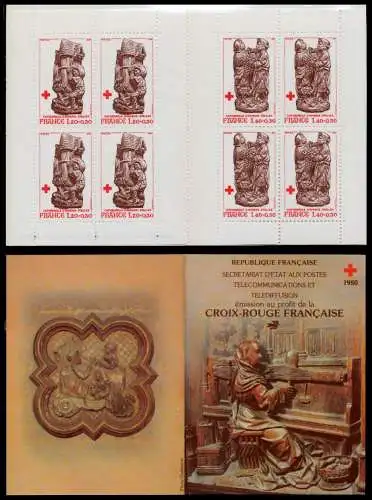 FRANKREICH MARKENHEFT Nr MH 2231C-2232C postfrisch S01AE7E