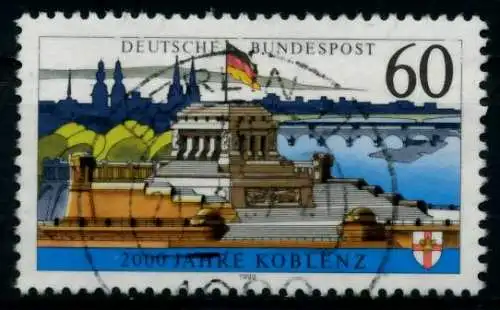 BRD 1992 Nr 1583y zentrisch gestempelt 82B0EE