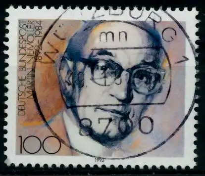 BRD 1992 Nr 1584 zentrisch gestempelt 82B132