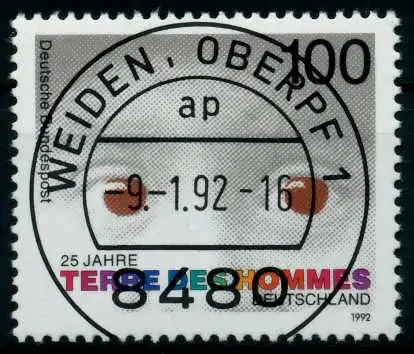 BRD 1992 Nr 1585 zentrisch gestempelt 82B146