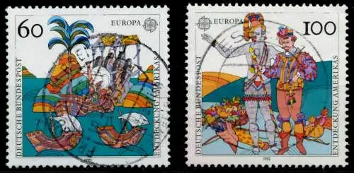 BRD BUND 1992 Nr 1608-1609 zentrisch gestempelt 82E35A