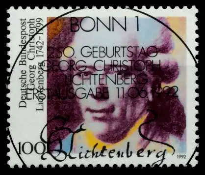 BRD 1992 Nr 1616 zentrisch gestempelt 82E526