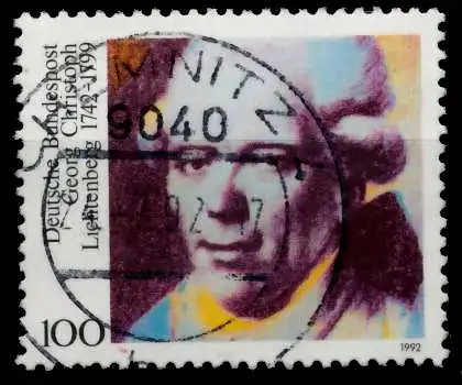 BRD 1992 Nr 1616 zentrisch gestempelt 82E52E