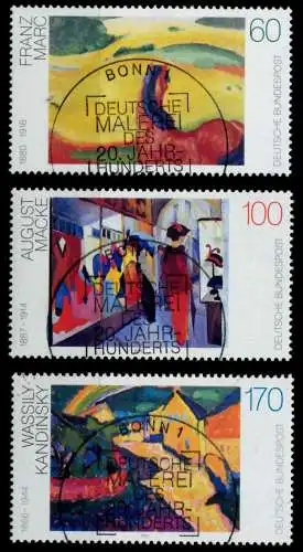 BRD 1992 Nr 1617-1619 zentrisch gestempelt 82E582