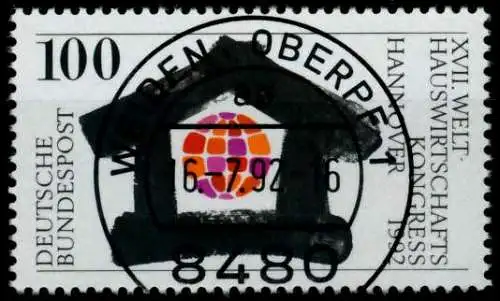 BRD 1992 Nr 1620 zentrisch gestempelt 82E62A