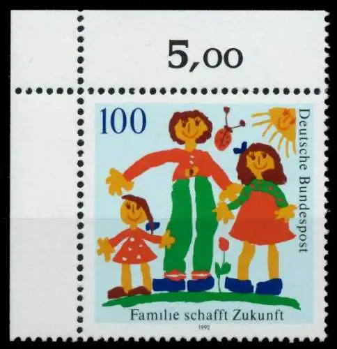 BRD 1992 Nr 1621 postfrisch ECKE-OLI 82E656