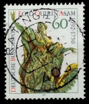 BRD 1992 Nr 1624 zentrisch gestempelt 82E7AA