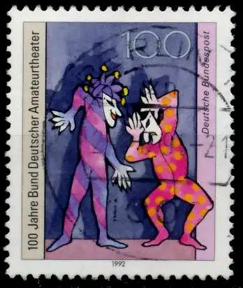 BRD 1992 Nr 1626 zentrisch gestempelt 82E82A