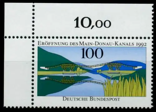 BRD 1992 Nr 1630 postfrisch ECKE-OLI 83010A