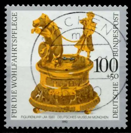 BRD 1992 Nr 1634 zentrisch gestempelt 8301FA
