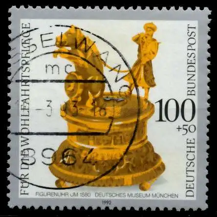 BRD 1992 Nr 1634 zentrisch gestempelt 83023A