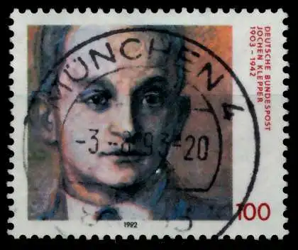 BRD 1992 Nr 1643 zentrisch gestempelt 8303B6