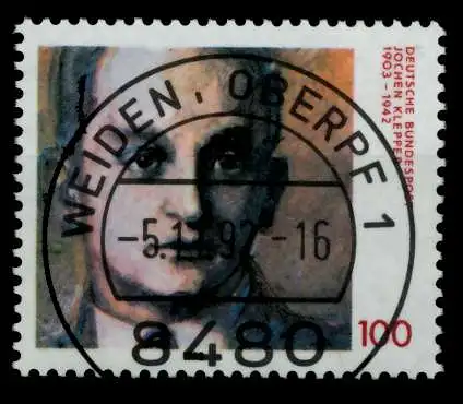 BRD 1992 Nr 1643 zentrisch gestempelt 8303BA