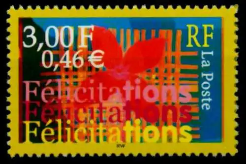 FRANKREICH 2000 Nr 3449 postfrisch S01B446