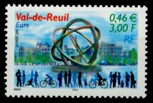 FRANKREICH 2001 Nr 3566 postfrisch S01CF3A