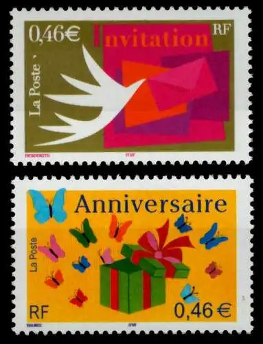 FRANKREICH 2002 Nr 3616Iy-3617Iy postfrisch S01CDA2