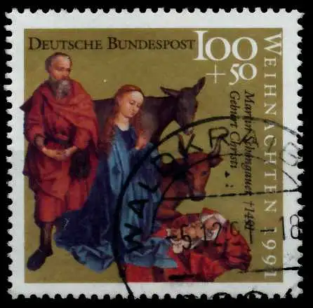 BRD 1991 Nr 1581 zentrisch gestempelt 847A16