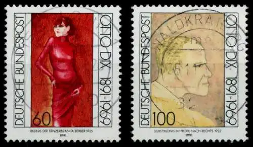 BRD 1991 Nr 1572-1573 zentrisch gestempelt 847B8E