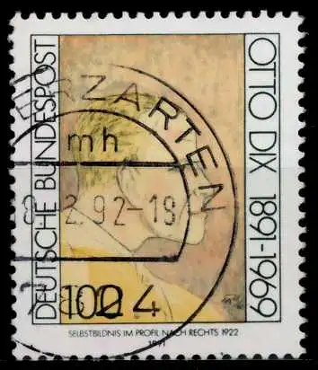 BRD 1991 Nr 1573 zentrisch gestempelt 847B86