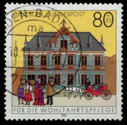 BRD 1991 Nr 1566 zentrisch gestempelt 847CE2