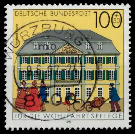 BRD 1991 Nr 1567 zentrisch gestempelt 847CEE