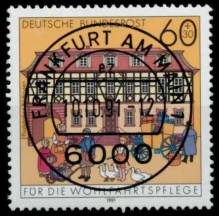 BRD 1991 Nr 1564 zentrisch gestempelt 847D12
