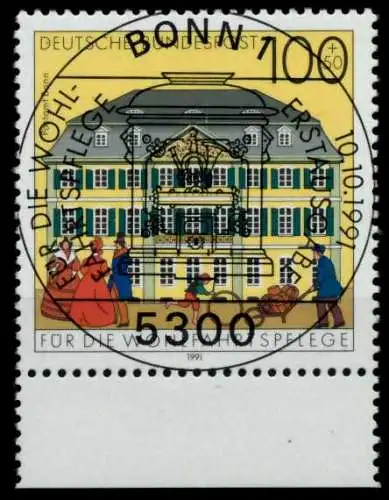 BRD 1991 Nr 1567 zentrisch gestempelt 847D36