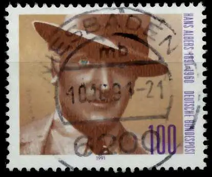 BRD 1991 Nr 1561 zentrisch gestempelt 847DAA