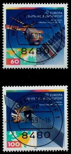 BRD BUND 1991 Nr 1526-1527 zentrisch gestempelt 84B31A