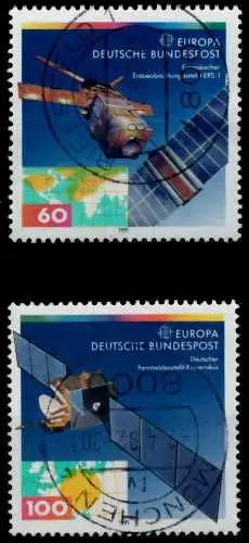 BRD BUND 1991 Nr 1526-1527 zentrisch gestempelt 84B326