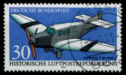 BRD 1991 Nr 1522 zentrisch gestempelt 84B39E