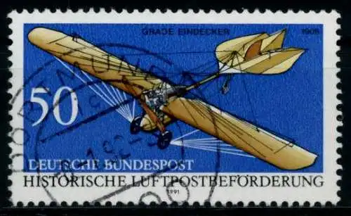 BRD 1991 Nr 1523 zentrisch gestempelt 84B3BE