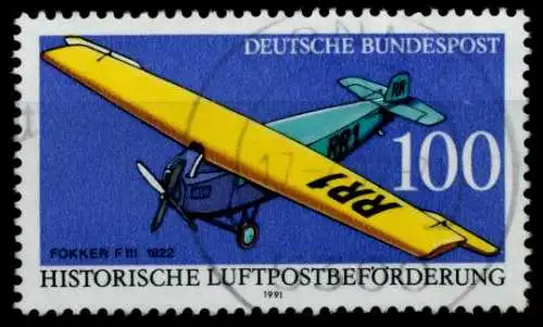 BRD 1991 Nr 1524 zentrisch gestempelt 84B3D6