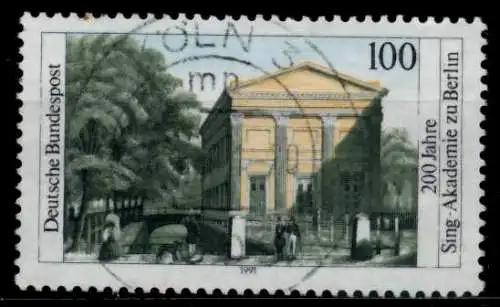 BRD 1991 Nr 1520 zentrisch gestempelt 84B472