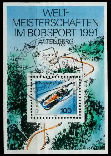 BRD BLOCK KLEINBOGEN Block 23 zentrisch gestempelt 84DEBE