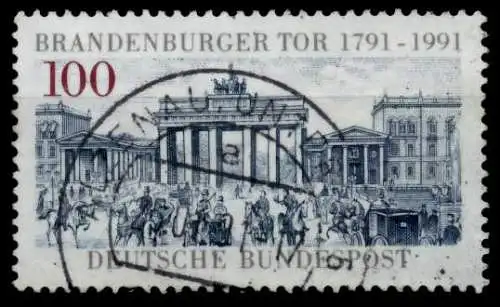 BRD 1991 Nr 1492 zentrisch gestempelt 84E022