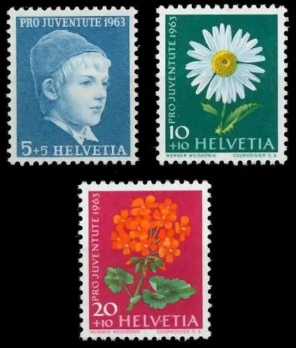 SCHWEIZ PRO JUVENTUTE Nr 786x-788x postfrisch S609E7E