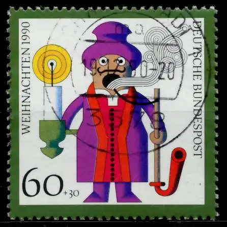 BRD 1990 Nr 1485 zentrisch gestempelt 84E4DE