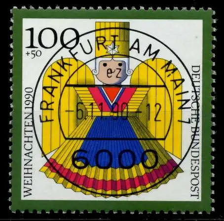 BRD 1990 Nr 1487 zentrisch gestempelt 851CCA