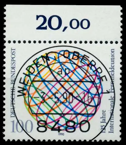 BRD 1990 Nr 1464 zentrisch gestempelt ORA 852192