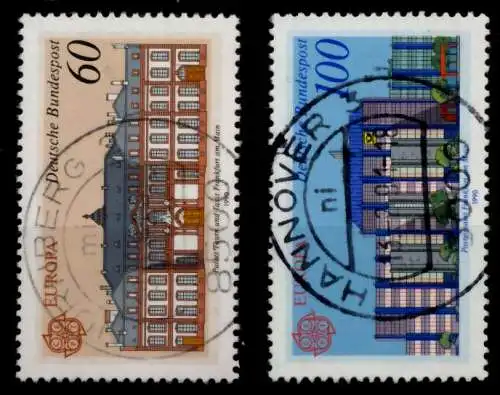 BRD BUND 1990 Nr 1461-1462 zentrisch gestempelt 85224E