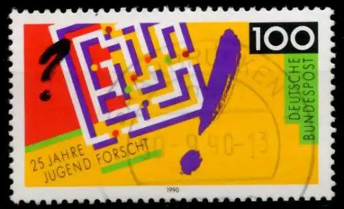 BRD 1990 Nr 1453 zentrisch gestempelt 852402